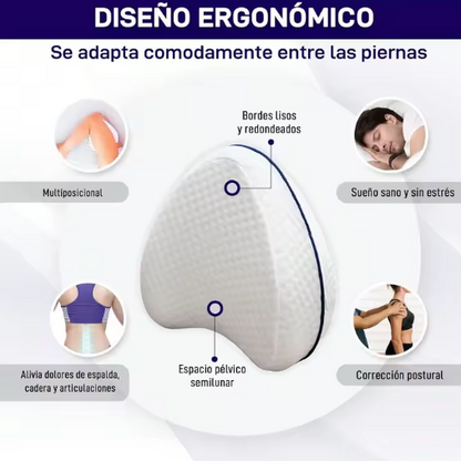 Almohada Ortopédica Relajante para Piernas y Rodillas