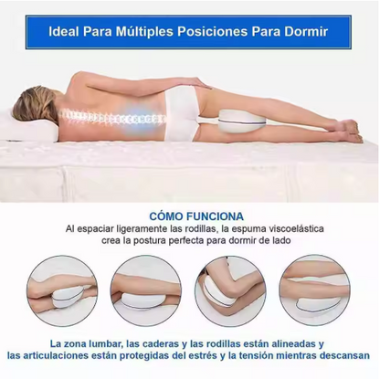 Almohada Ortopédica Relajante para Piernas y Rodillas