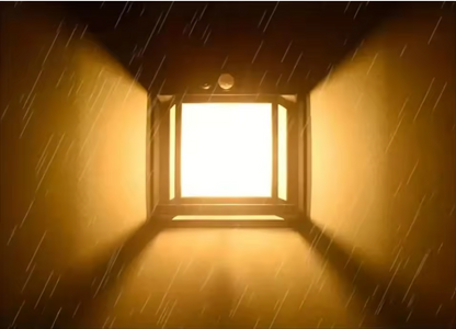 Lámpara solar exterior con sensor de movimiento