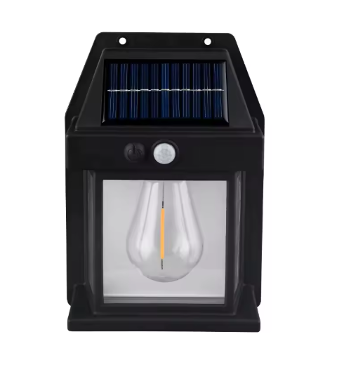 Lámpara solar exterior con sensor de movimiento